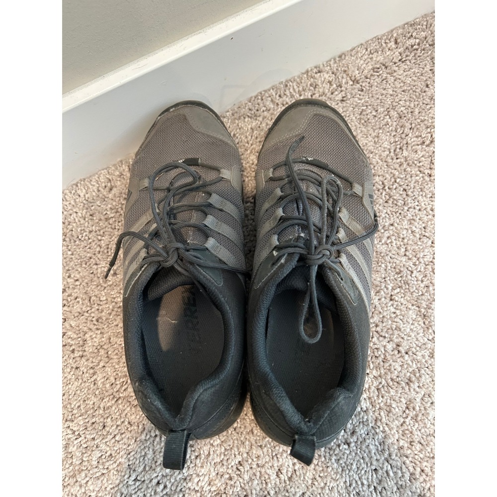 Adidas Terrex Mens Hiking Shoes Grey Black Low Top Sneakers Size 11 #2234 - Picture 6 of 10